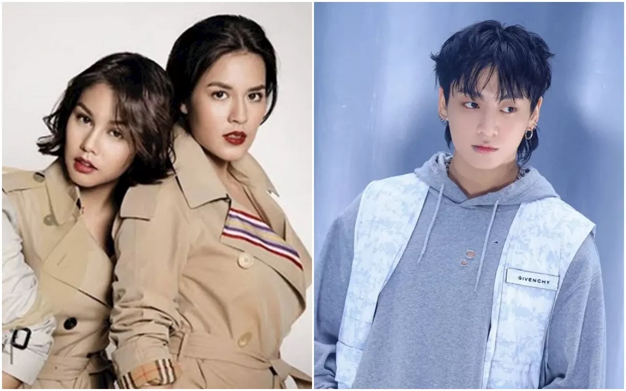 Raisa dan Vanesha Prescilla Melongo Ketemu Jungkook BTS di Event Calvin Klein