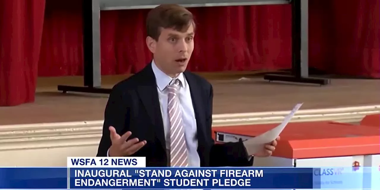 Inaugural 'Stand Against Firearm Endangerment' student pledge