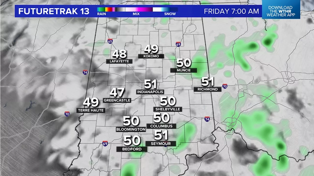 Showery weather next 24 hours before some weekend sun | Live Doppler 13 Weather Blog