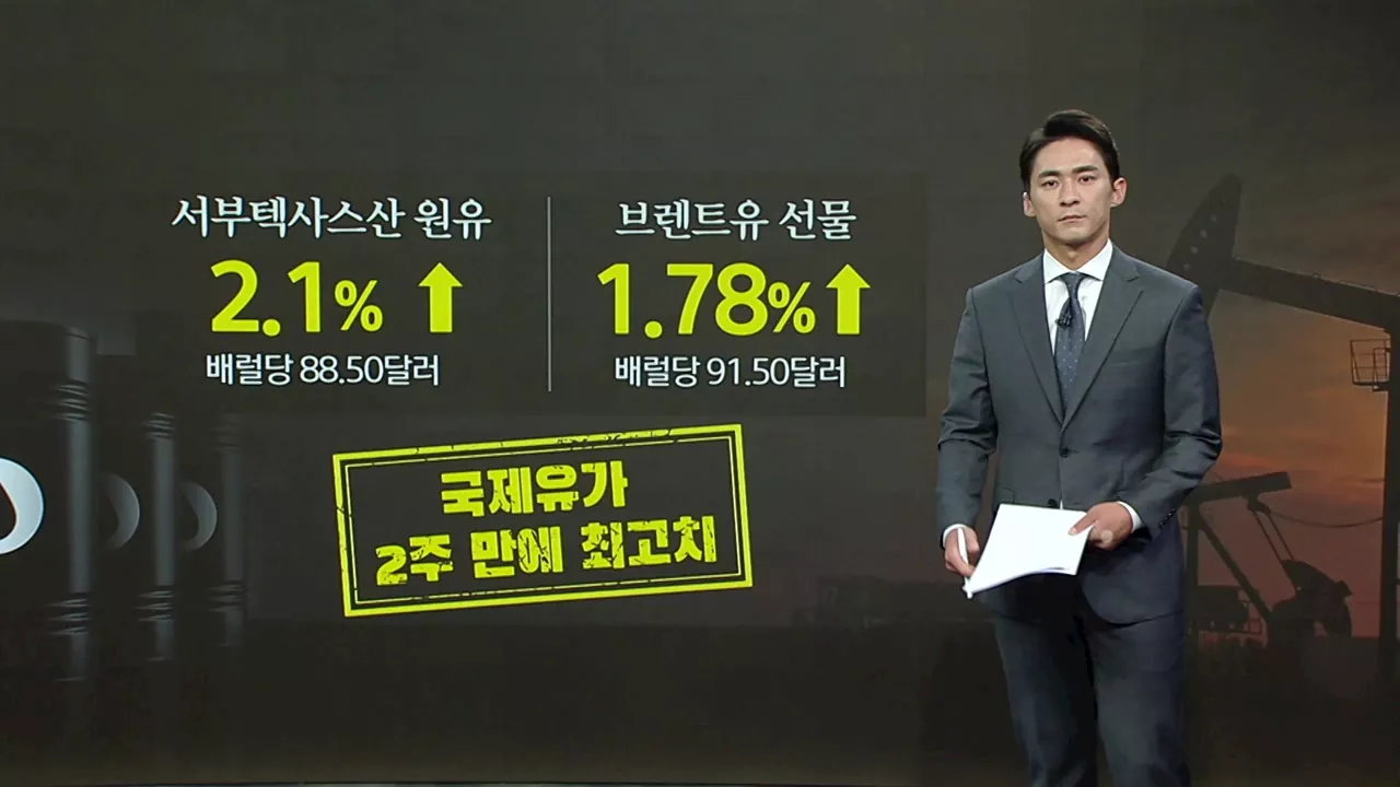 병원 폭발 후 국제유가 2% 급등...이란 '이스라엘에 석유 수출 금지 요구' [앵커리포트]