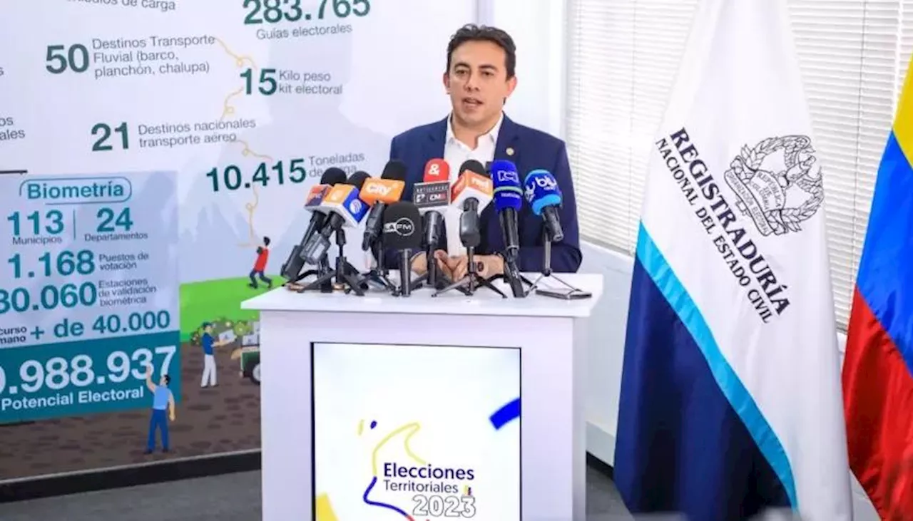 Comenzó envío de material para elecciones territoriales del 29 de octubre