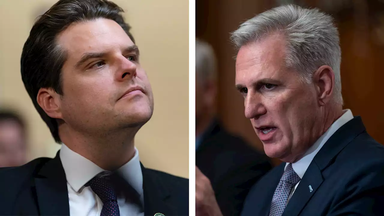 Matt Gaetz moves to oust Kevin McCarthy as speaker, setting up dramatic vote