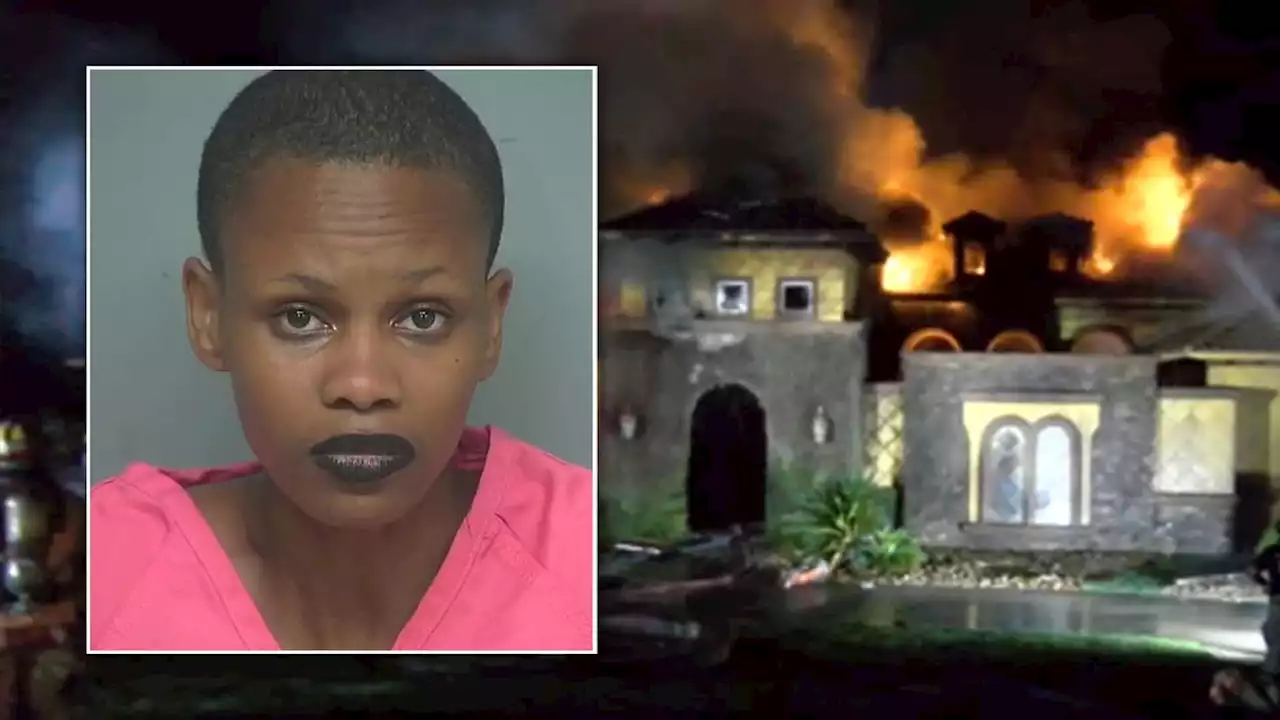 California woman held on $50K bond for allegedly setting fire to 6,800-square-foot Magnolia house