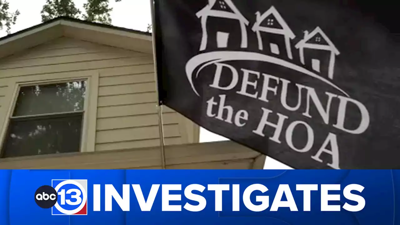 Tomball homeowners fly 'Defund the HOA' flag after 'petty' notice