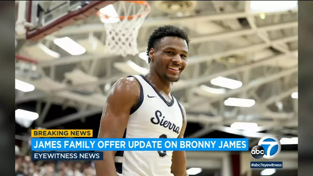 'Bronny is doing extremely well.' LeBron James gives update on son's recovery