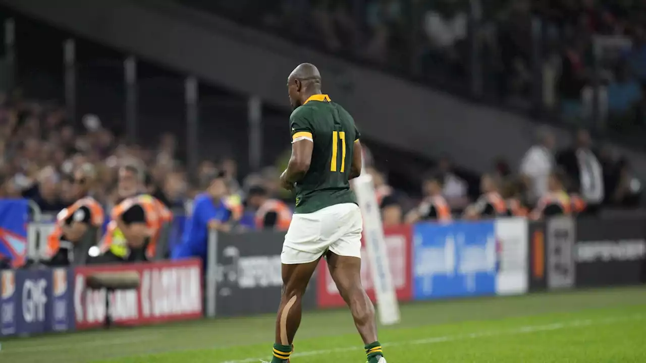 South Africa wing Makazole Mapimpi is out of the Rugby World Cup with a fractured eye socket