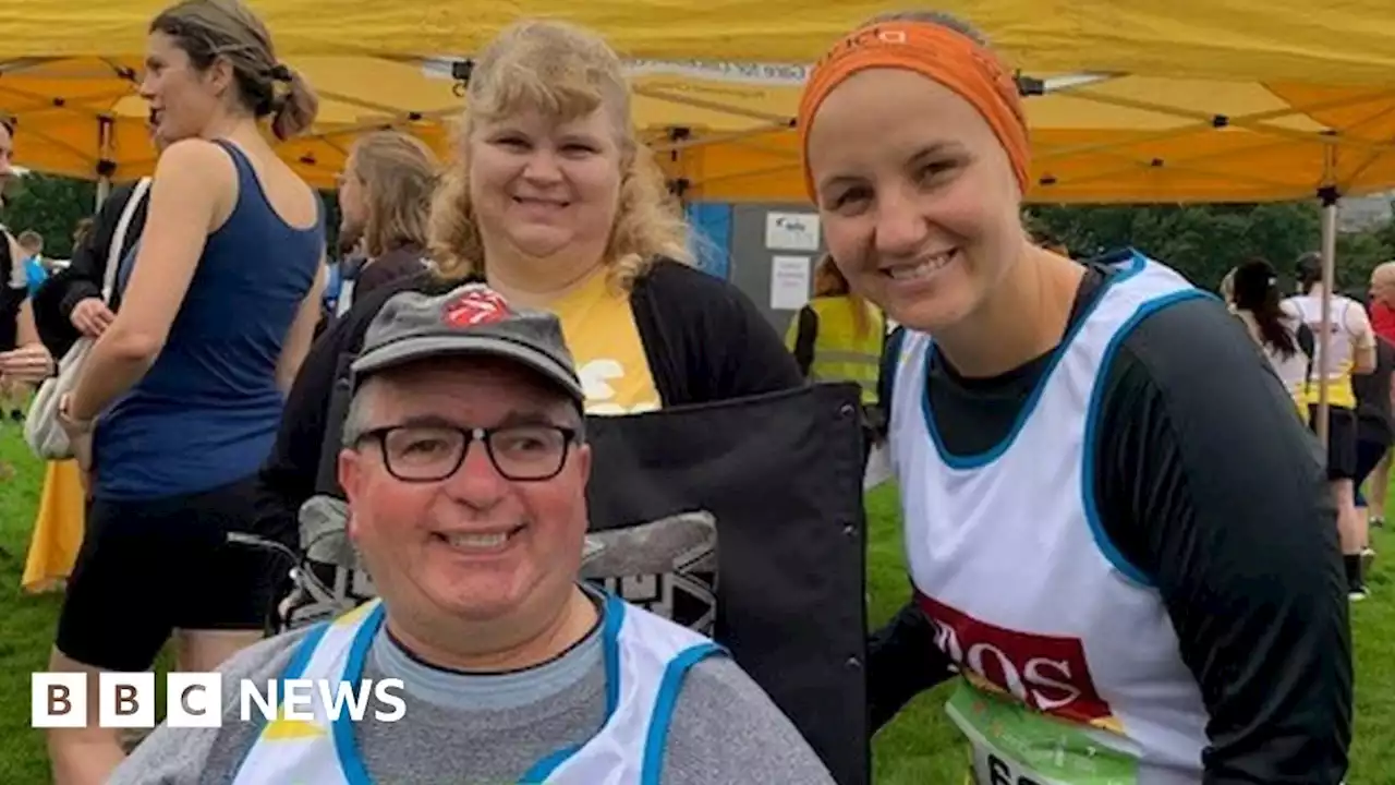 Hospice nurse and MND patient complete half-marathon