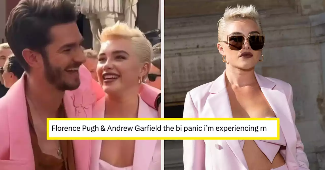 Florence Pugh And Andrew Garfield Reunited During Paris Fashion Week, And Everyone Loves This Duo