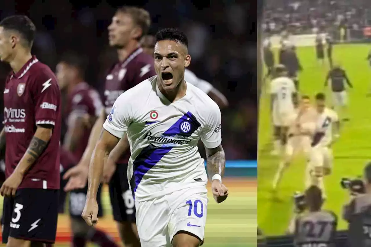 Che gesto ha fatto Pavard a Lautaro Martinez al termine di Salernitana-Inter - VIDEO