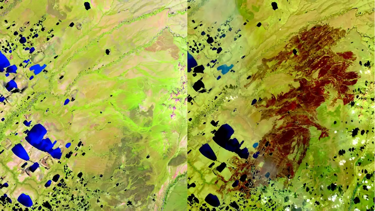 Before and after: Damage in wake of Canada's wildfires seen from space