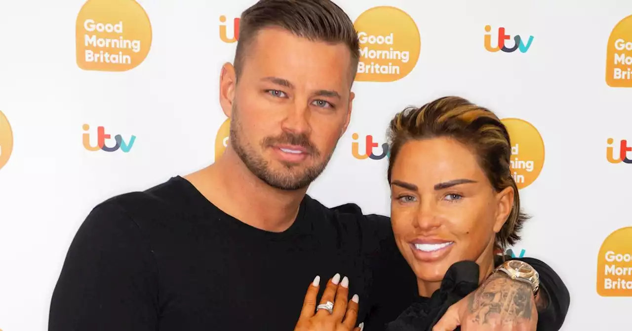 Katie Price's fiance 'annoyed' as she 'can't stop talking' about ex Peter Andre