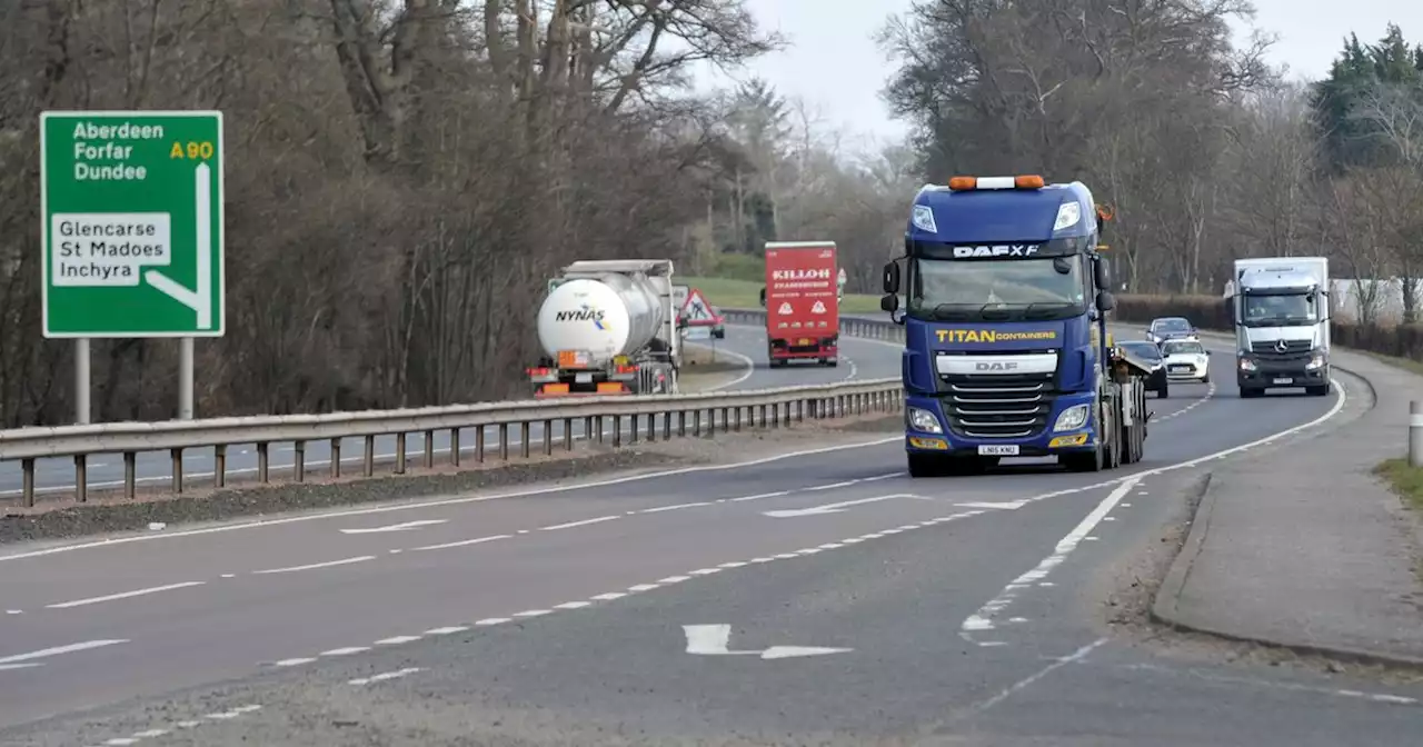 Overnight road works on A90 stretch between Perth and Dundee to begin this week