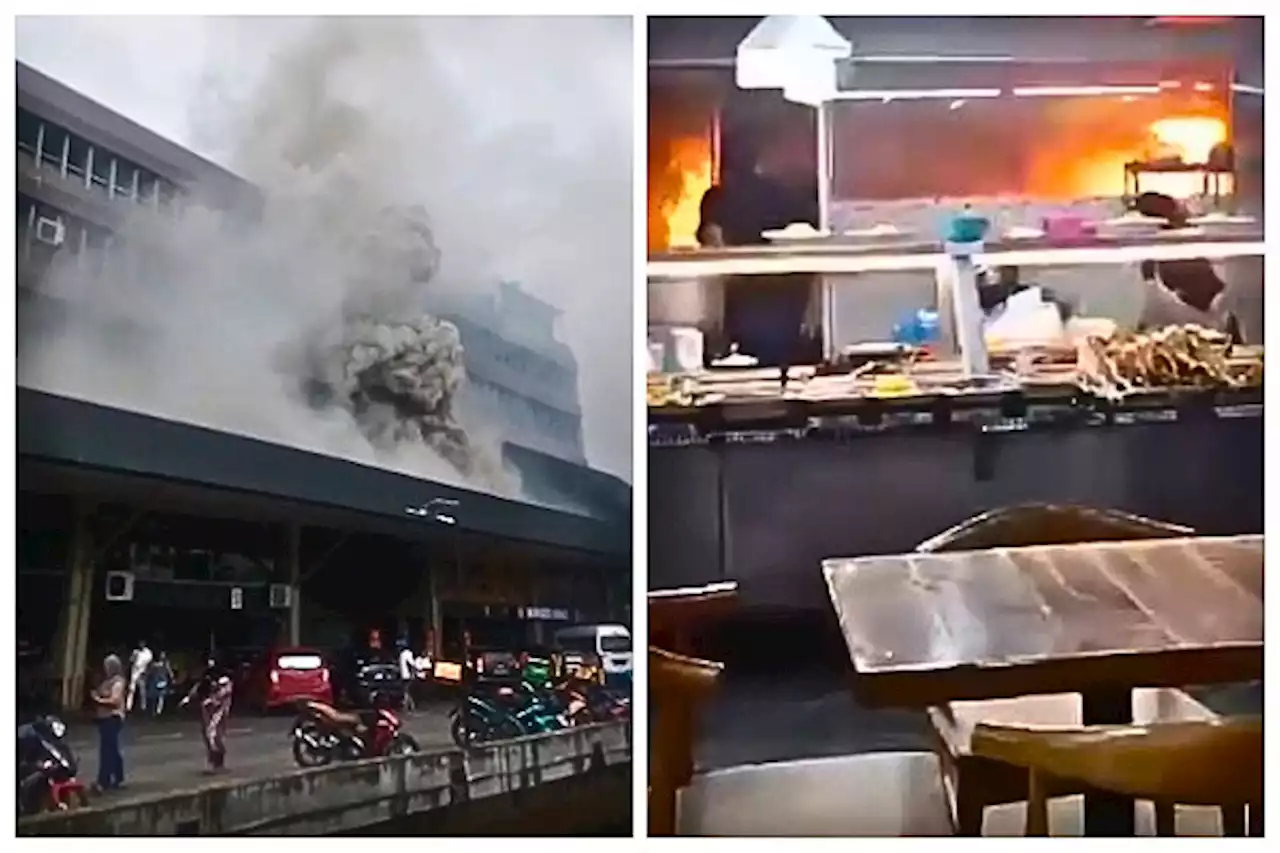 Fire at Kota Kinabalu shopping complex