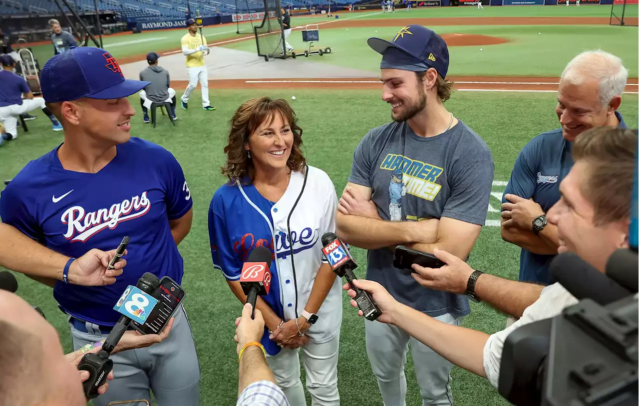 In Rangers-Rays series, brothers Nathaniel, Josh Lowe have minds on more than baseball