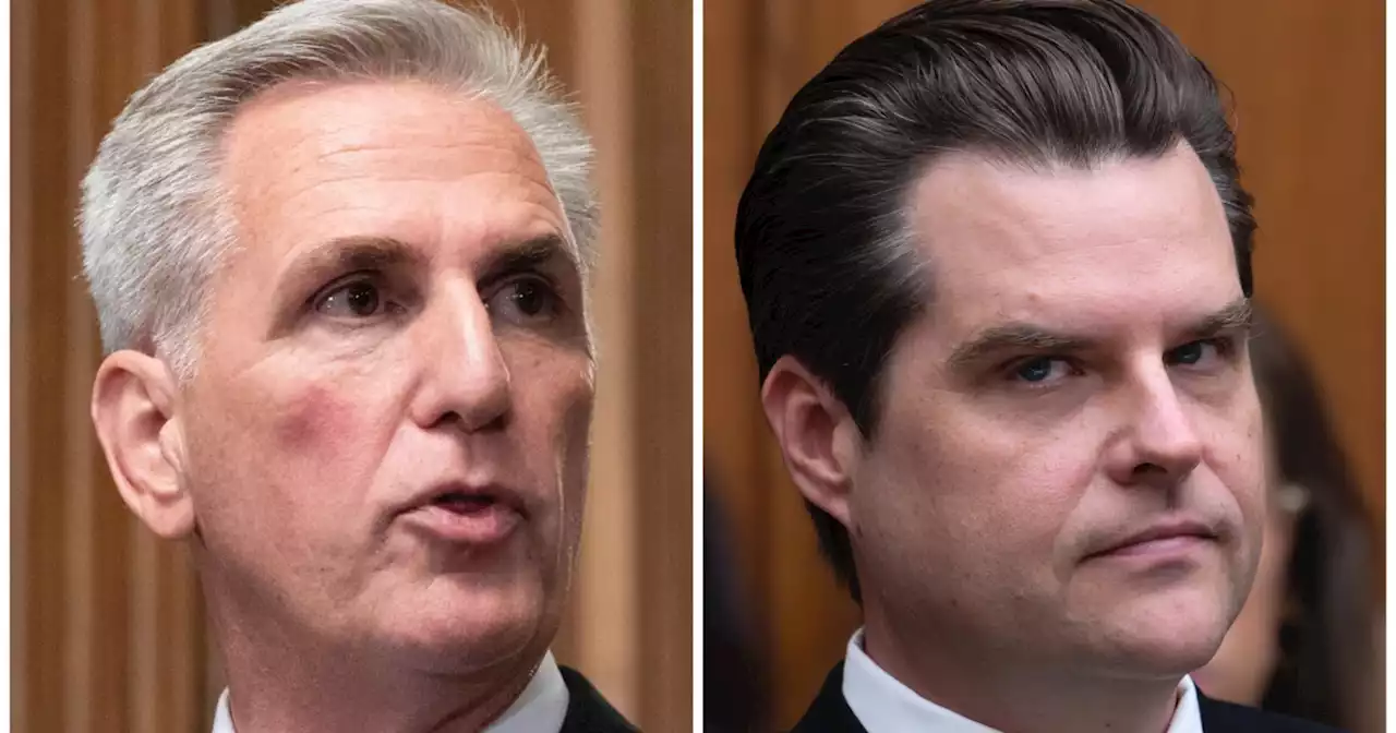 Everything to know about the McCarthy and Gaetz showdown heading to House floor this week