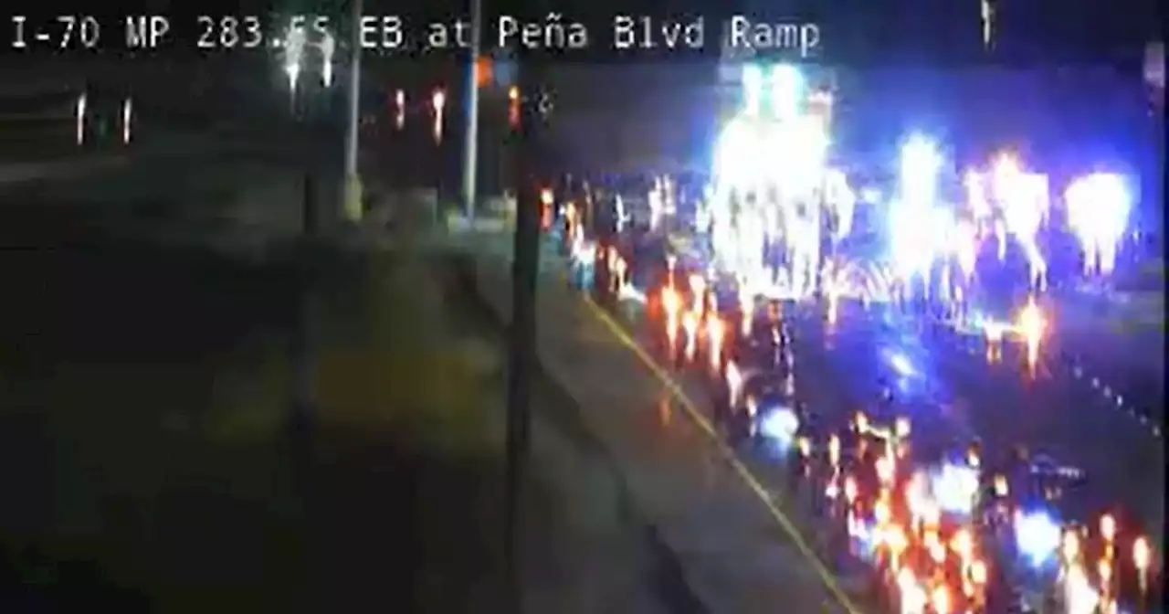 NB ramp to Peña Boulevard from EB I-70 closed Monday due to crash