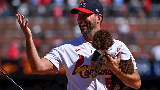 Adam Wainwright promised his kids a puppy when he retired. Cardinals  delivered on final day