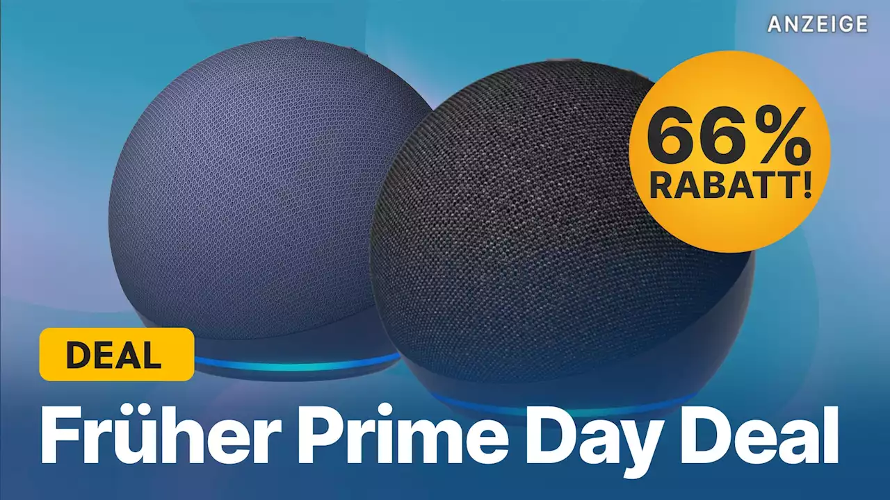 Amazon Prime Day Highlight: Den Echo Dot 5 Smart-Lautsprecher gibt’s schon vorab zum Toppreis!