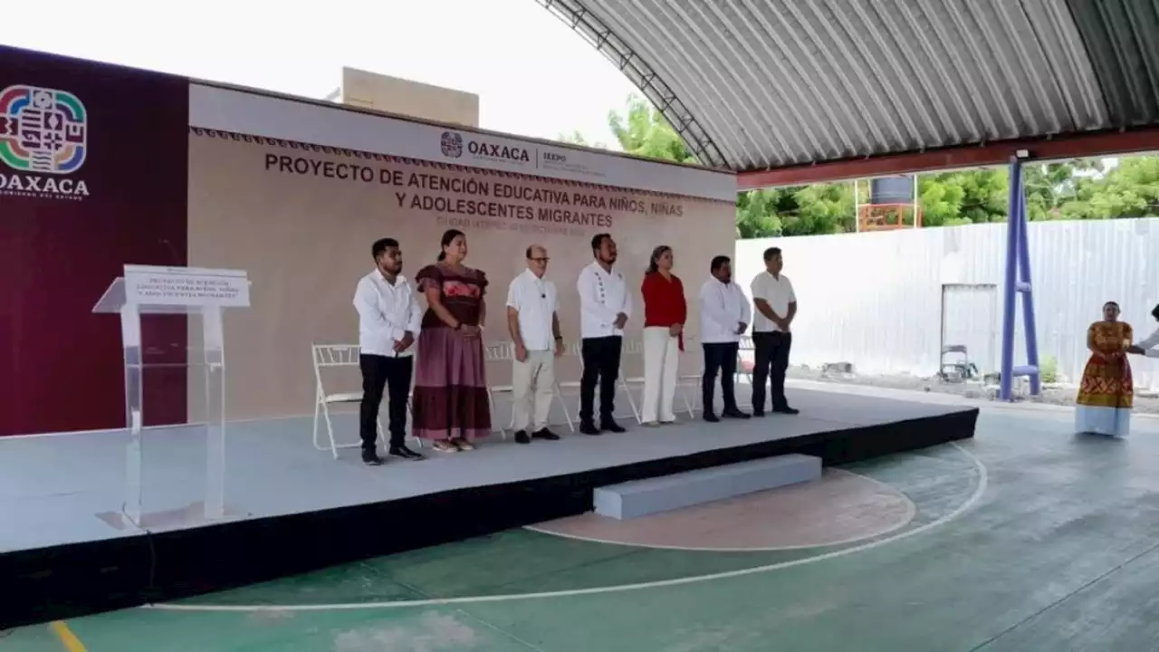 Oaxaca impulsa un proyecto educativo para apoyar a niñas, niños y adolescentes migrantes