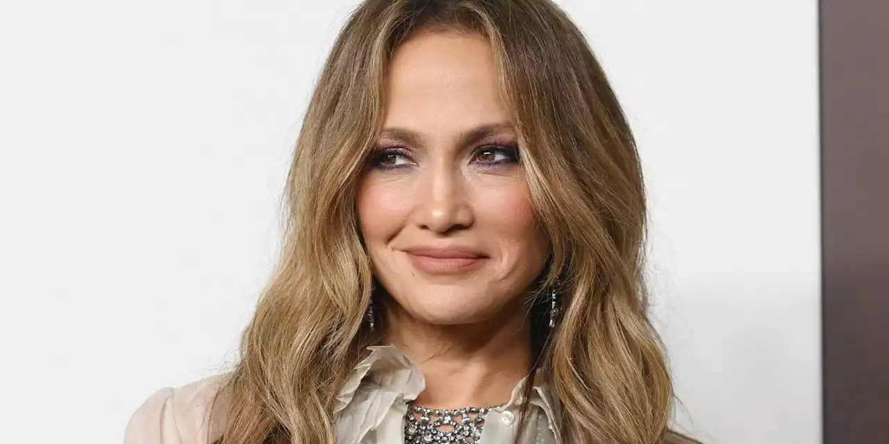 Jennifer Lopez Declared Florals Are In for Fall With a Plunging, High-Low Gown