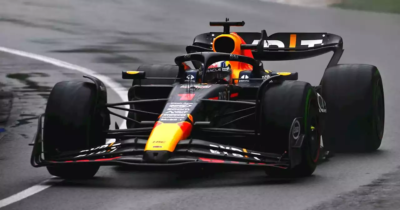 Max Verstappen fastest as Carlos Sainz crashes out of rain-hit Canadian practice