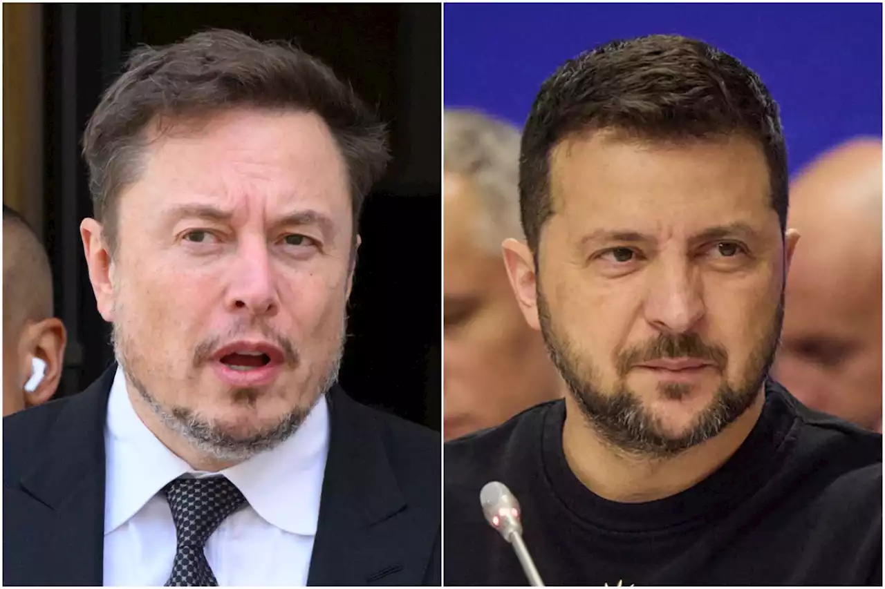 Ucrânia critica Musk por zombar de Zelensky em publicação no X