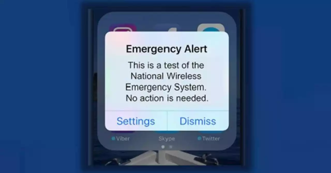 Expect your phone to 'buzz' from Nationwide Emergency Alert Test Wednesday, Oct. 4