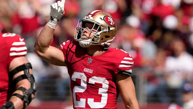 49ers pull away from Cardinals behind Christian McCaffrey's scoring  onslaught