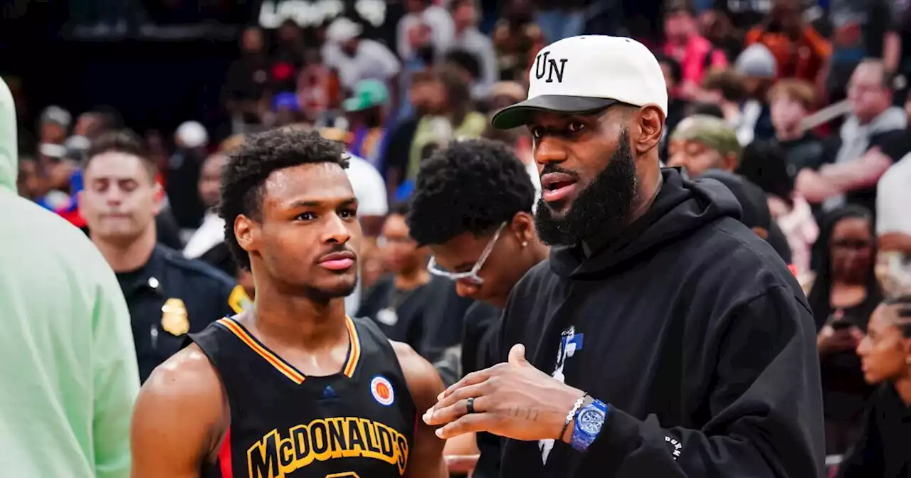 Lakers' LeBron James dedicates season to son Bronny