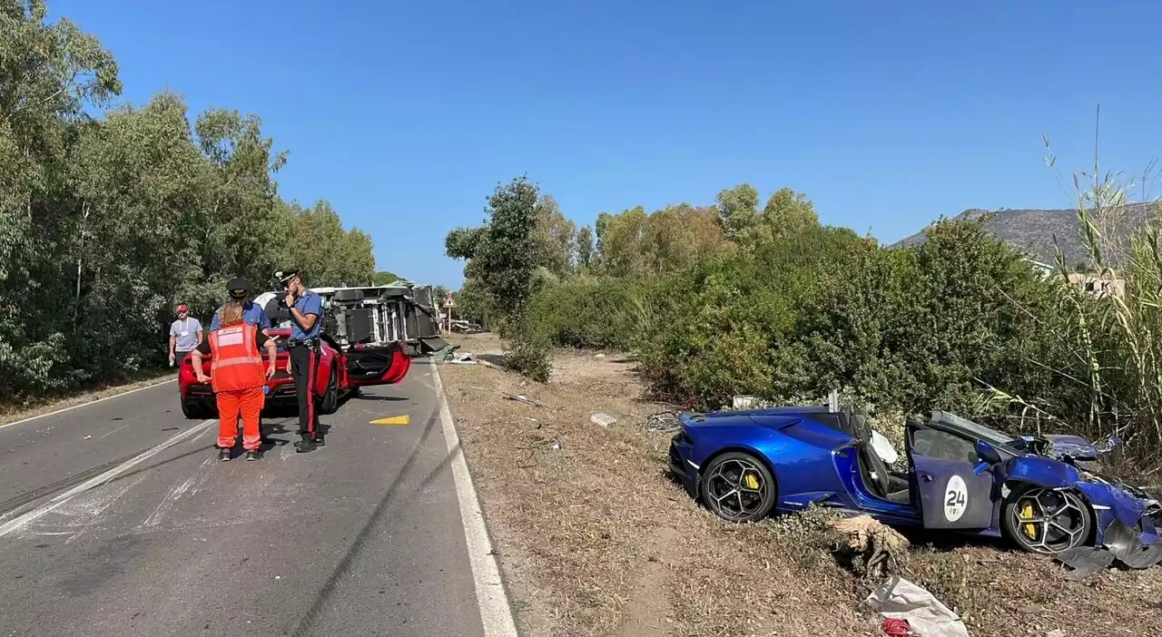 Incidente con la Ferrari, morti carbonizzati due passeggeri in Sardegna dopo un frontale con un camper. Coinvolta anche una Lamborghini