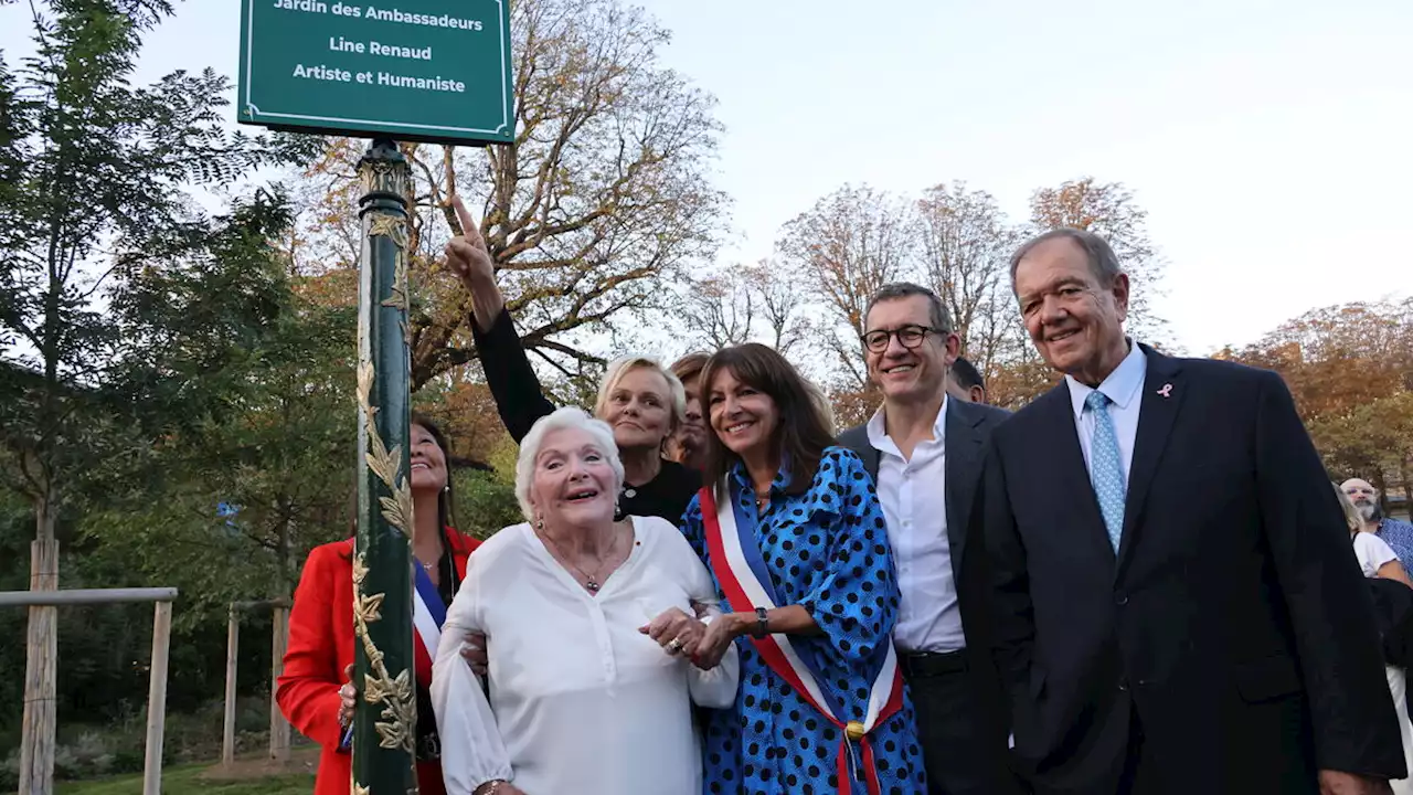 Son nom « associé à l’histoire de Paris » : le jardin Line Renaud inauguré près des Champs-Élysées