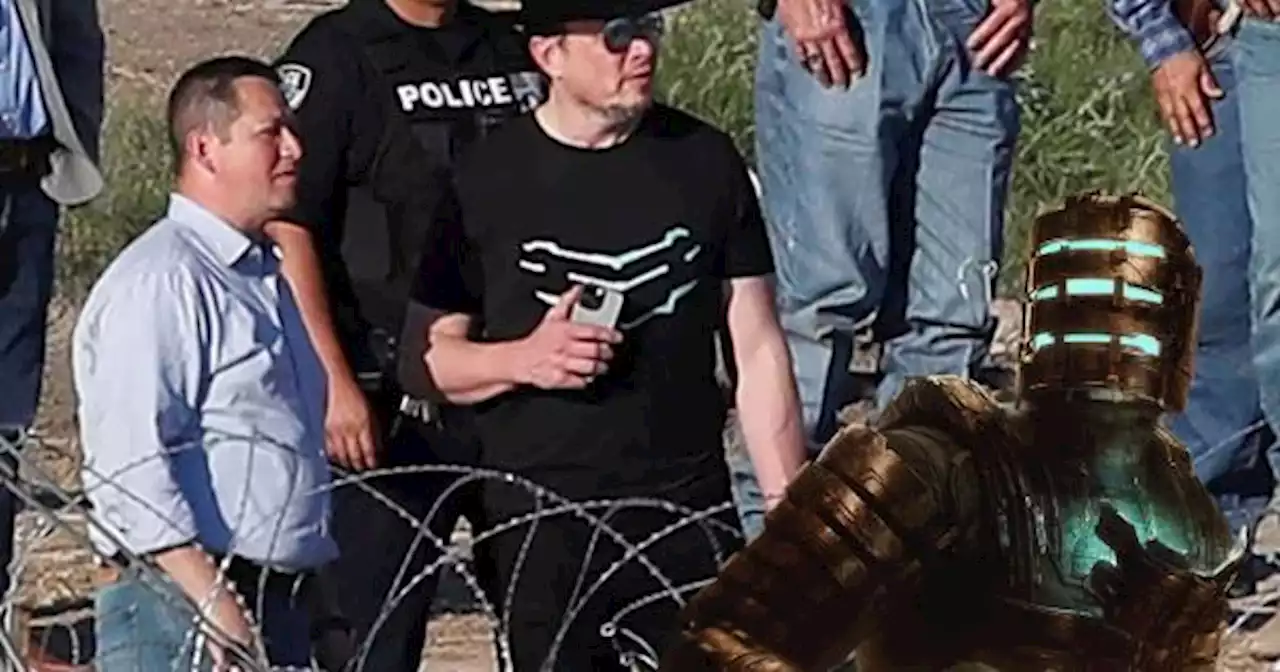 Elon Musk cambió stream de Diablo IV por polémica migratoria... y presumió su playera de Dead Space