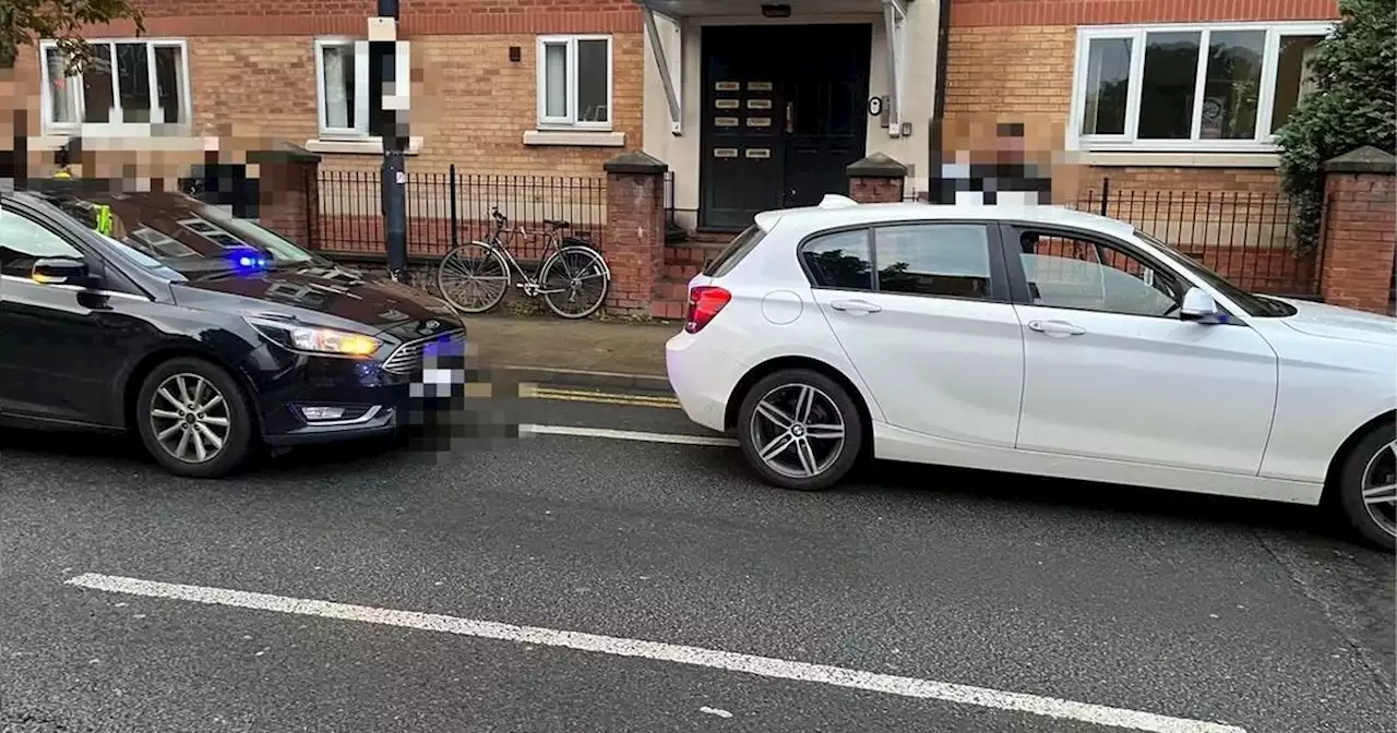 Two police officers attacked at roadside after stopping car