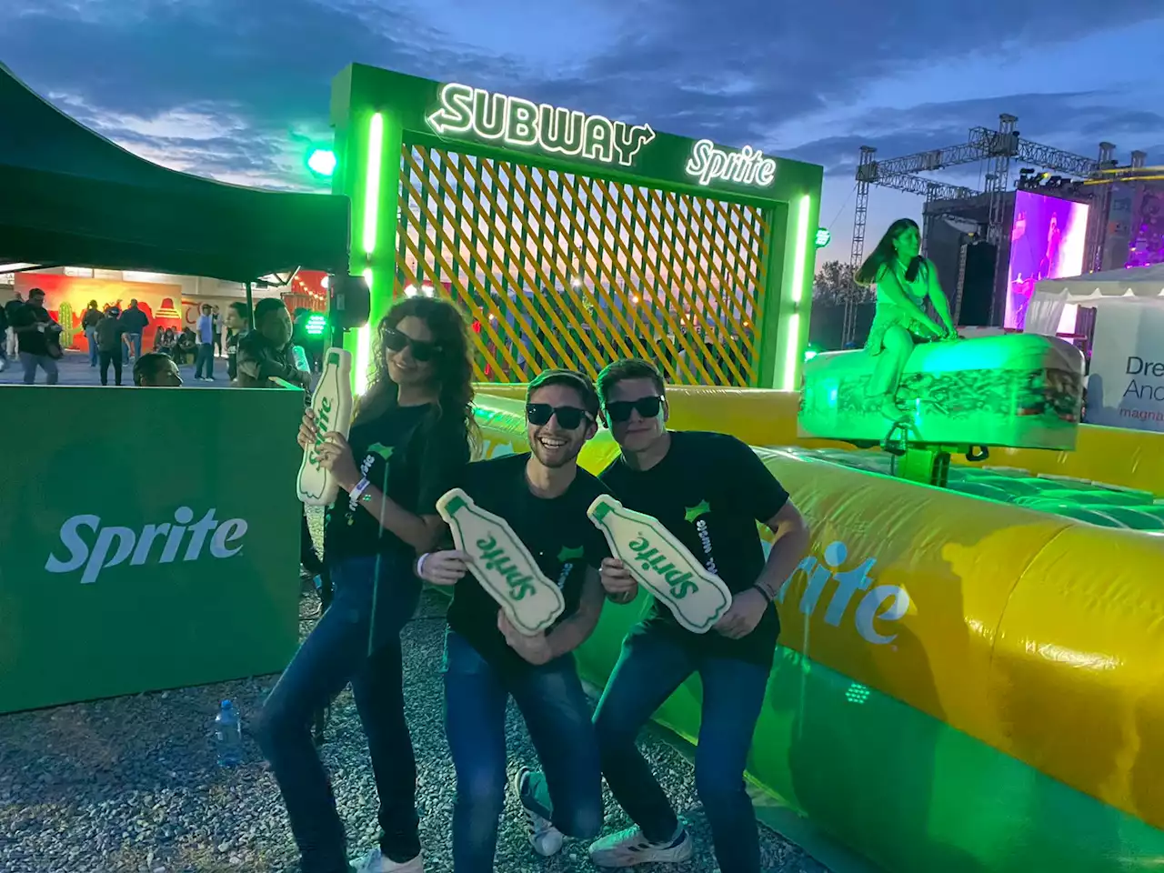 Con marketing experiencial, Subway estuvo en el 'Cactus Festival'