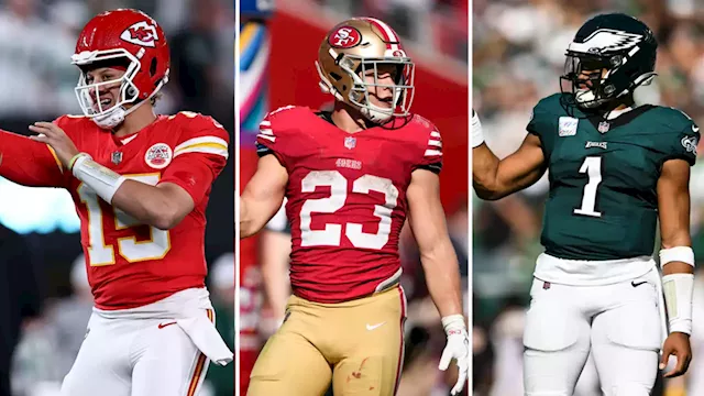 NFL top-10 rankings: 49ers stay on top; Chiefs, Eagles creep up; Dolphins  tumble