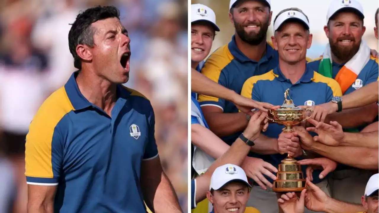 Rory McIlroy goes berserk as Europe dethrones USA to win Ryder Cup