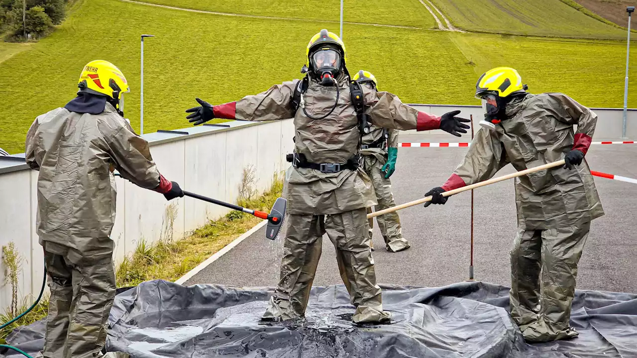 Annahme: Gefahrenstoff tritt in Arbesbach aus