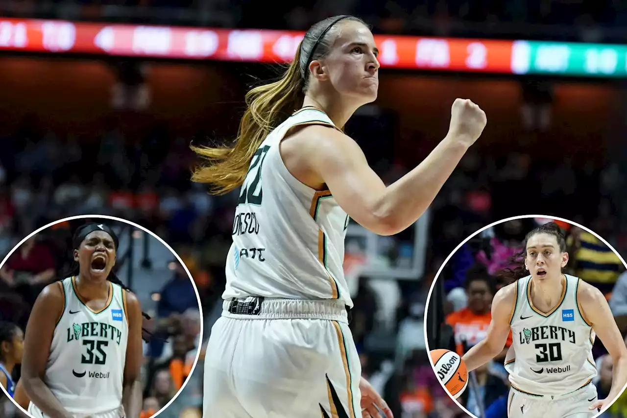 Liberty hold off Sun in Game 4 to reach first WNBA Finals since 2002