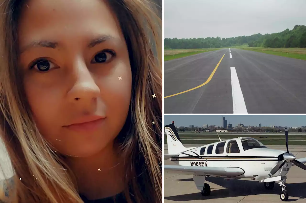 Single mom of three on a lawn mower at Okla. airport is killed when landing plane’s wing hits her in the head