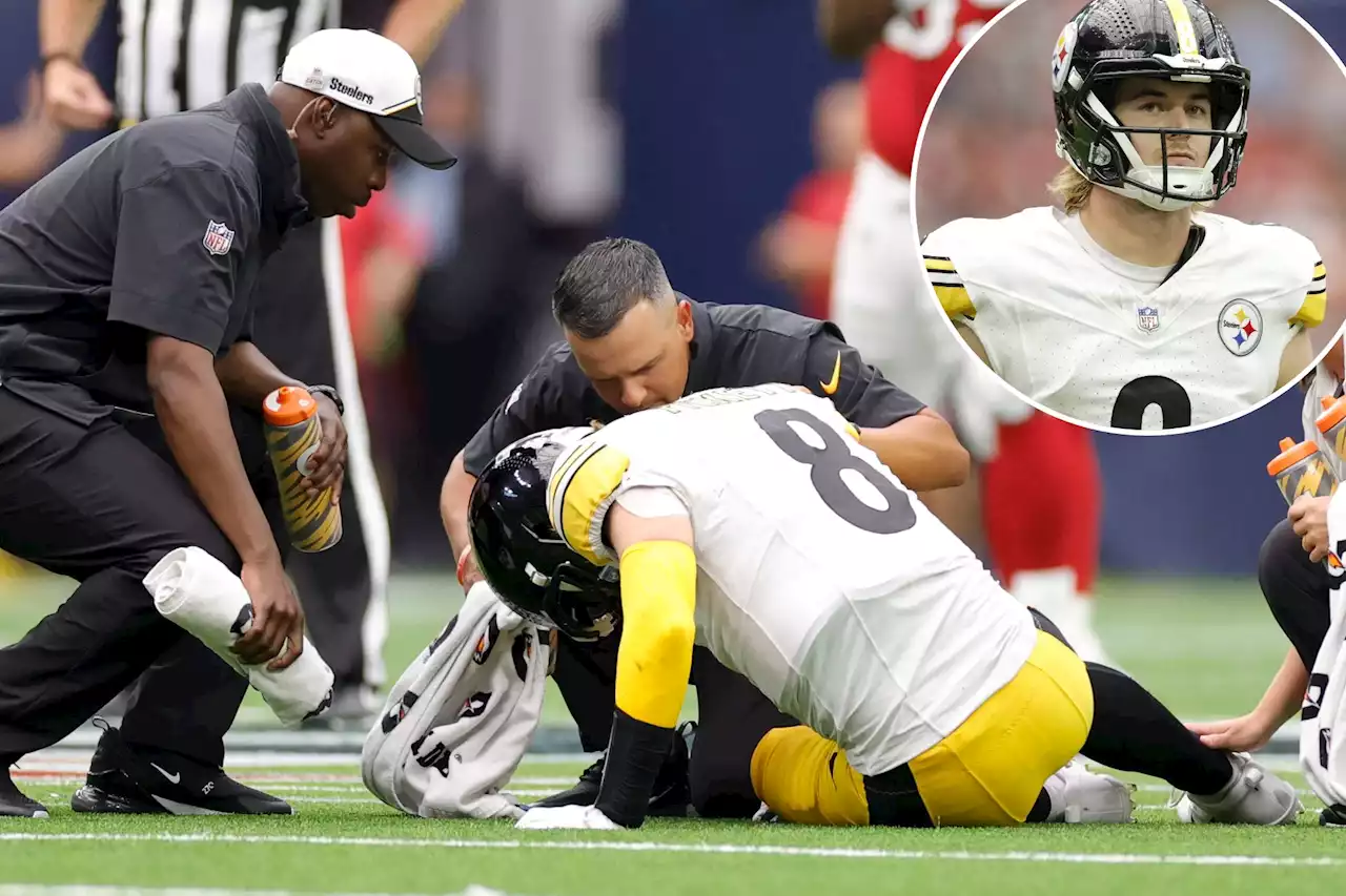 Steelers quarterback Kenny Pickett exits game with knee injury