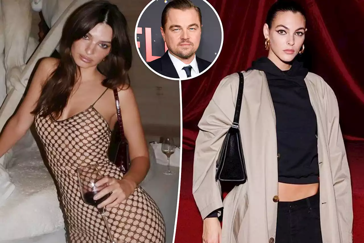 Leonardo DiCaprio’s new girlfriend Vittoria Ceretti hangs with Emily Ratajkowski at Paris Fashion Week