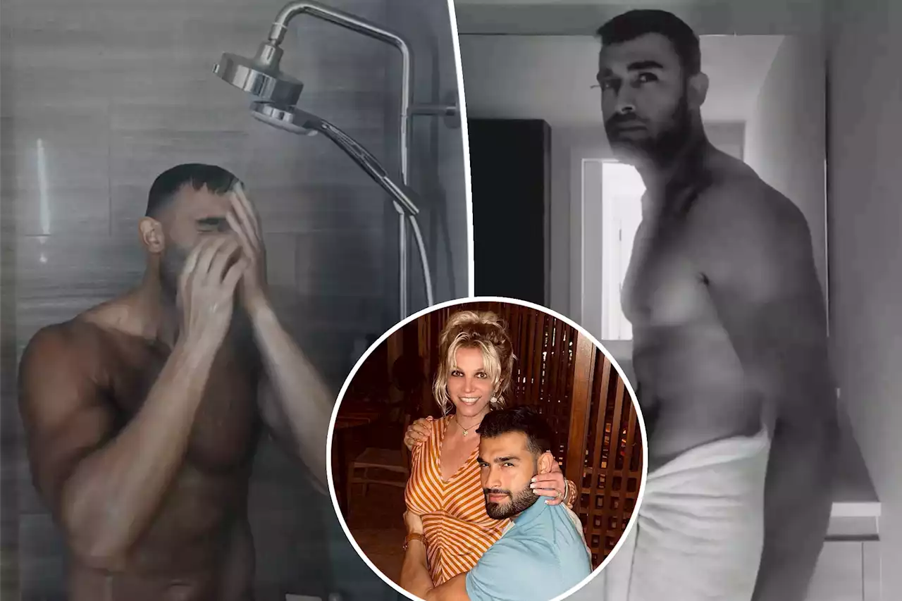 Sam Asghari takes a shower in thirst trap video amid Britney Spears divorce