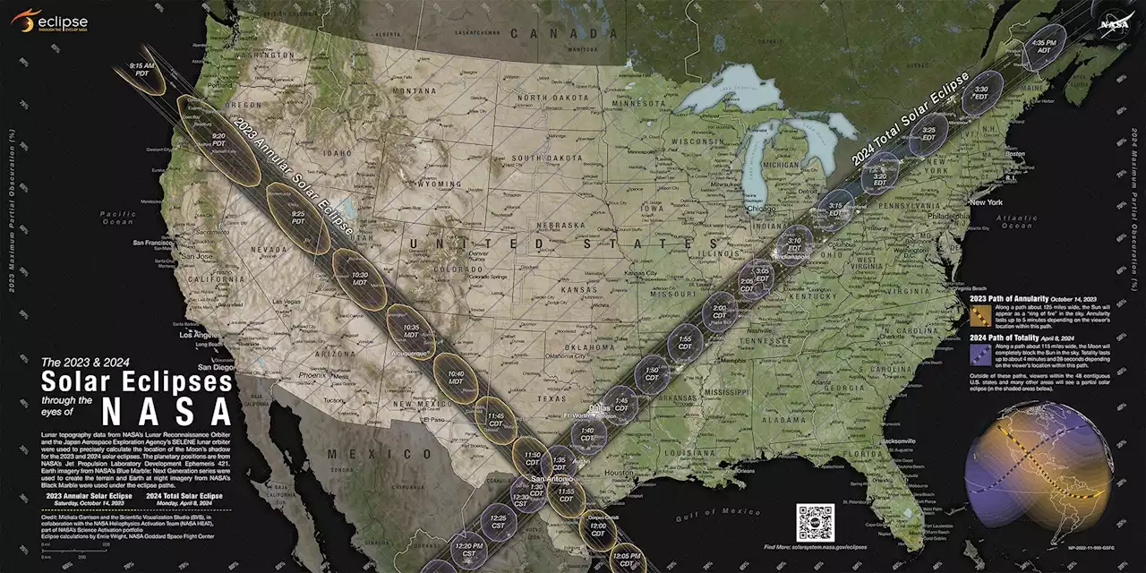 To study atmosphere, NASA rockets will fly into October eclipse's shadow