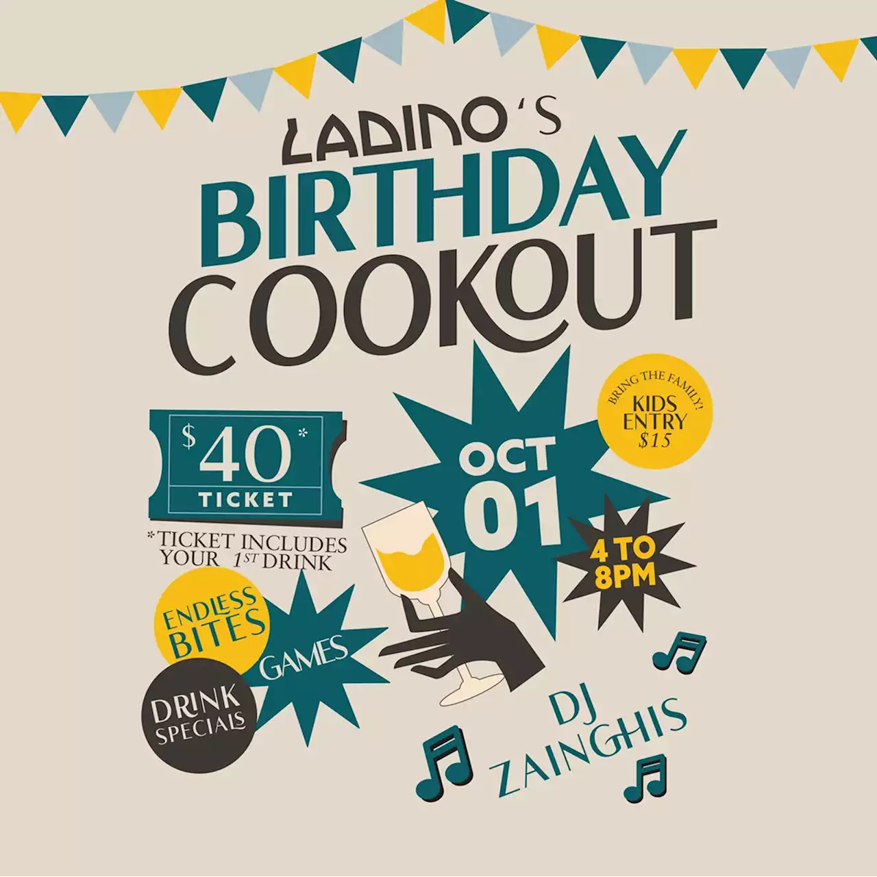 Ladino's Birthday Cookout