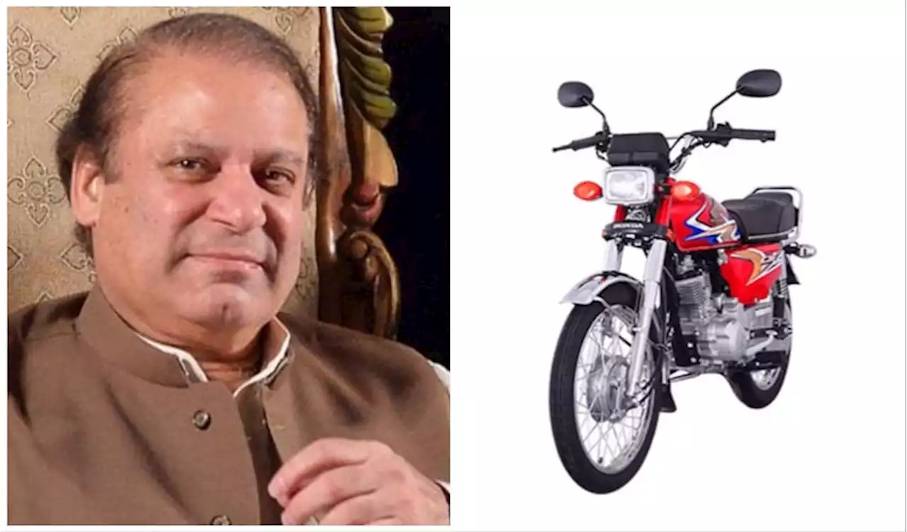 Welcome Nawaz Sharif on Oct 21 and get Honda 125, PML-N leader's unique offer