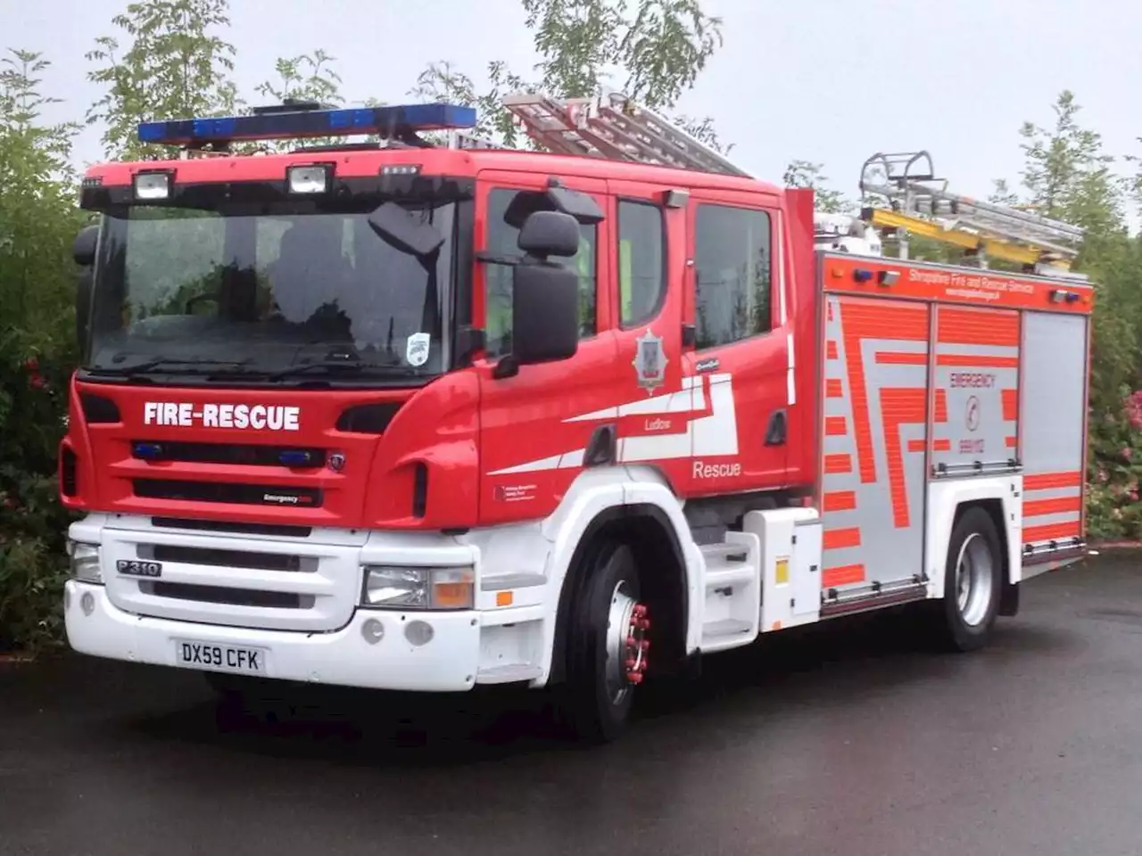 Fire crews rushed to report of blaze in a town centre shop