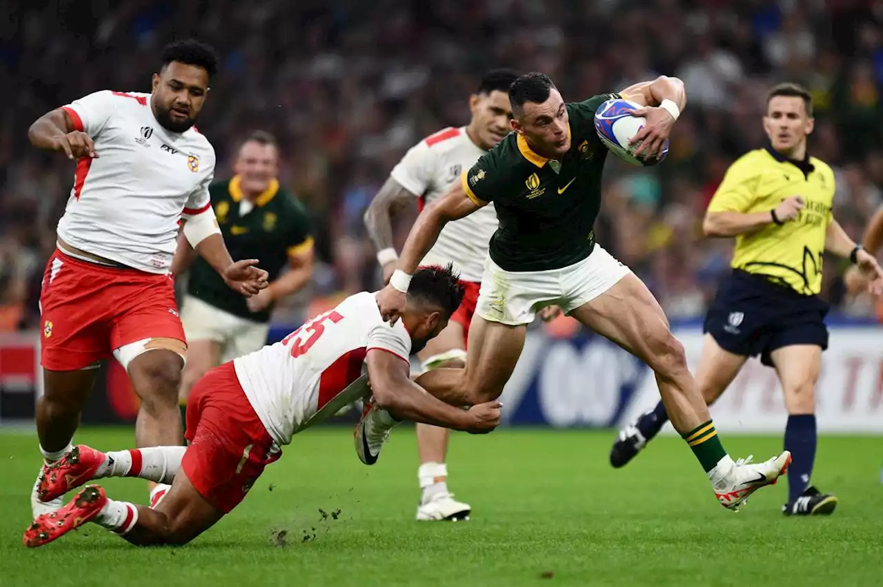 Coupe du monde 2023 : les Boks reprennent leur marche en avant face aux Tonga