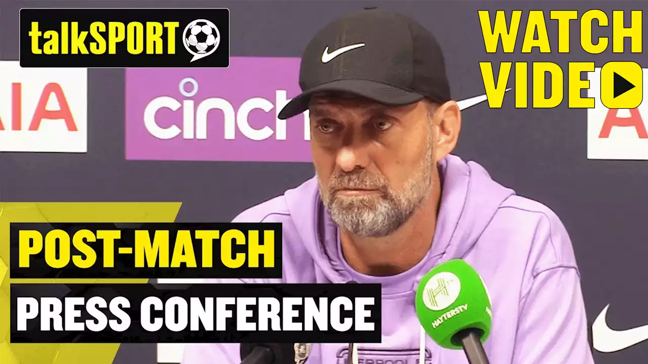 Post-match press conference: Jurgen Klopp (Premier League: Tottenham 2-1 Liverpool)