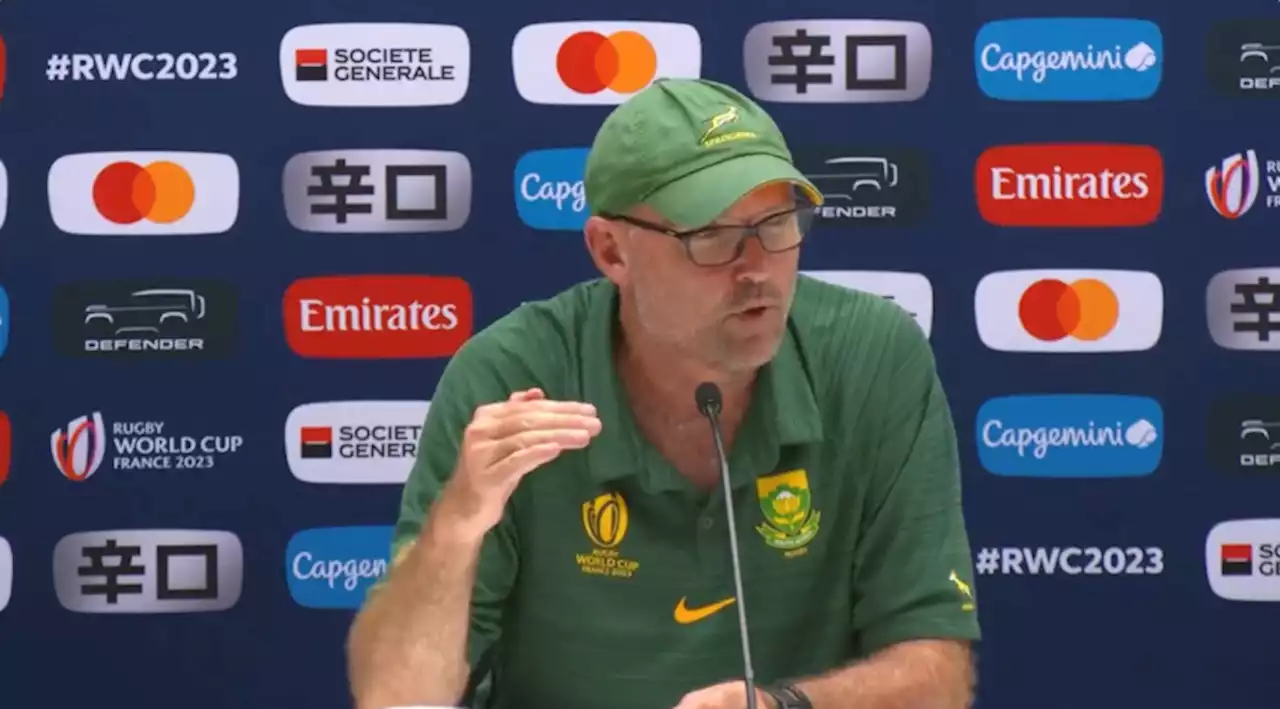 Nienaber comments on potential 'match-fixing' ploy to get Springboks eliminated