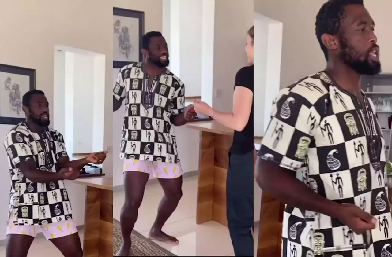 Same house party? Siya Kolisi's dancing breaks insta [video]